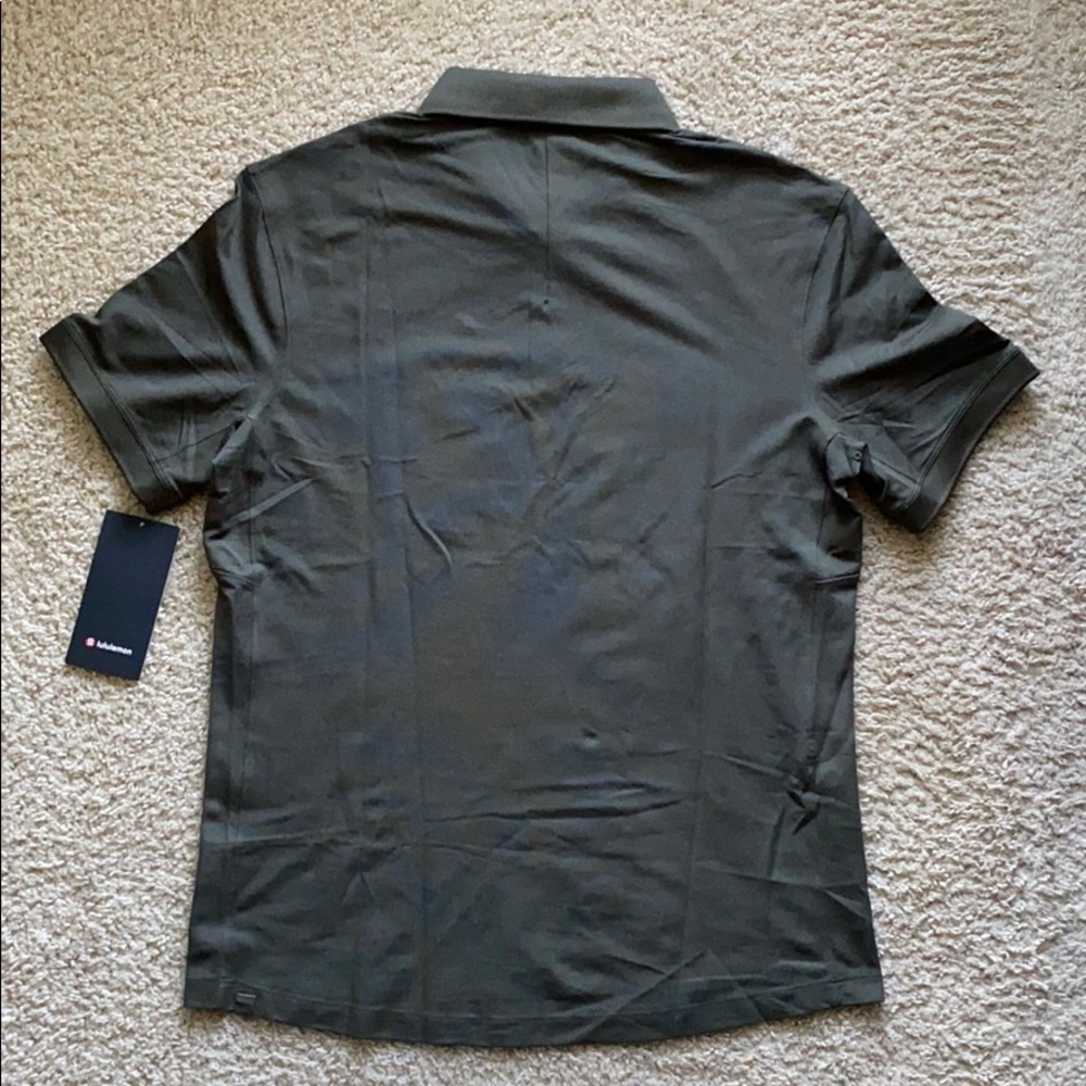 Lululemon Green Tech Pique Polo Shirt Sz XXL - Picture 2 of 8